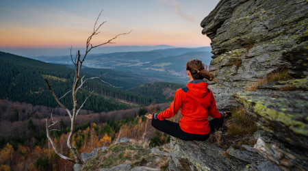 Meditace na Obřích skalách