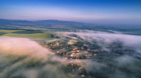 Krajina pod peřinou