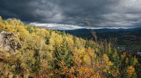 Podzimní výhled ze Smrčníku